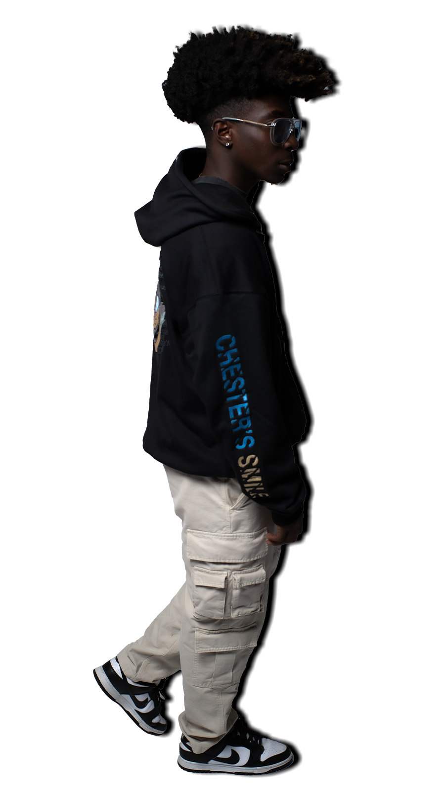 "OBSIDIAN" Zip-up Hoodie