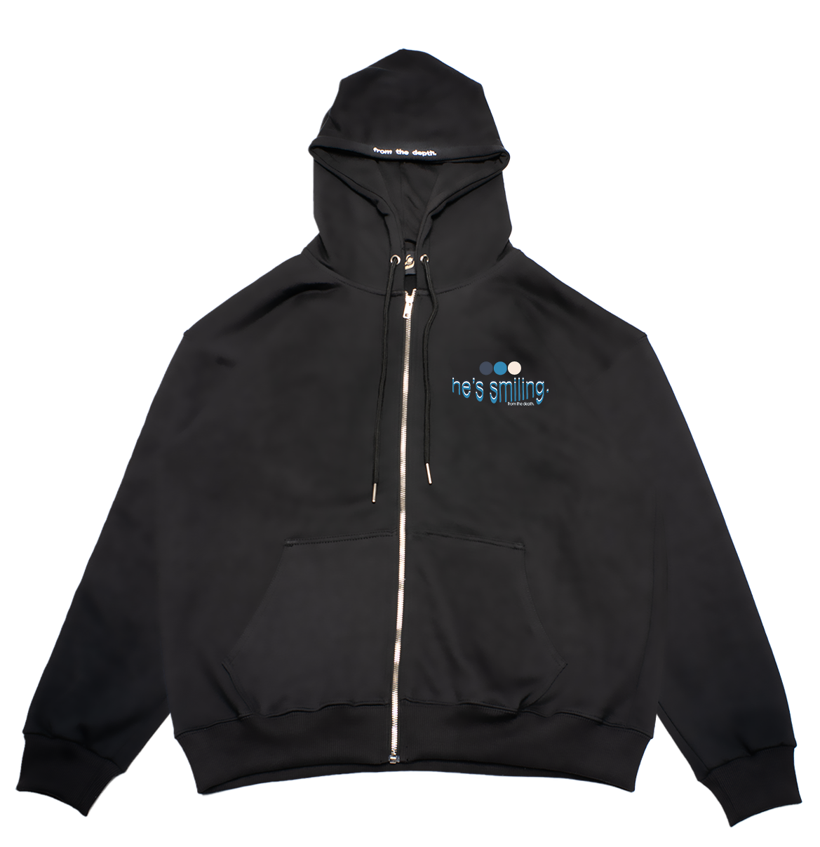 "OBSIDIAN" Zip-up Hoodie