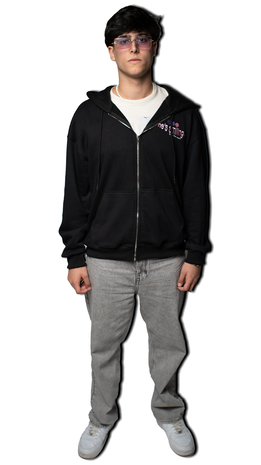 "PURPINK" Zip-Up Hoodie