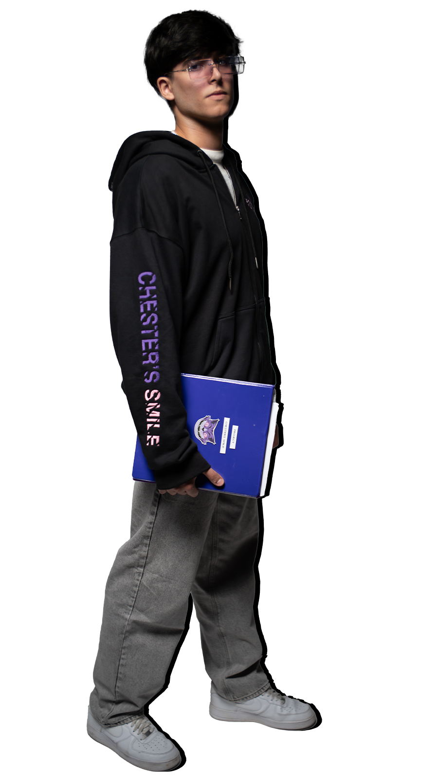 "PURPINK" Zip-Up Hoodie
