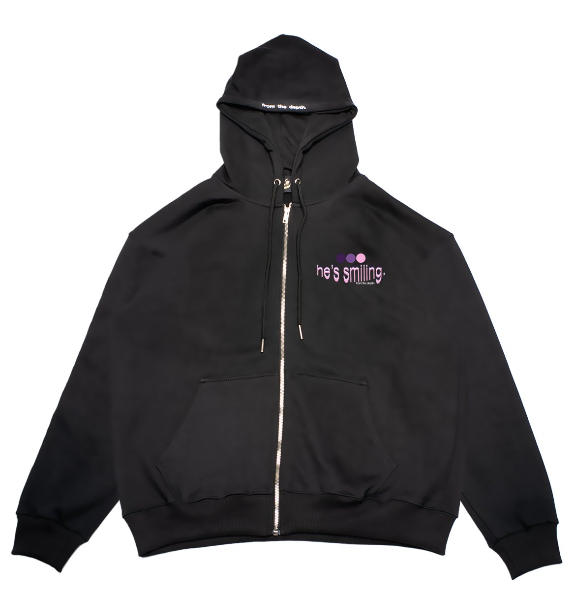 "PURPINK" Zip-Up Hoodie